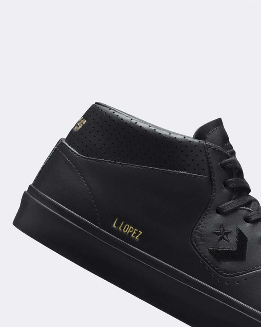 Bascheți Barbati Converse CONS Louie Lopez Pro Mono Piele Negrii | RO XVA13T903